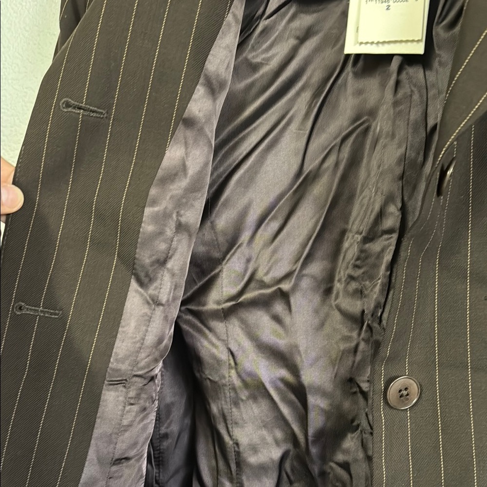 Banana Republic Brown Pinstripe Women's Blazer - Picture 4 of 9